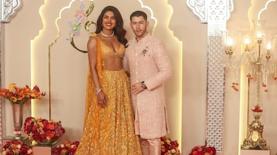 Actress Priyanka Chopra and her husband US singer and actor Nick Jonas. EPA