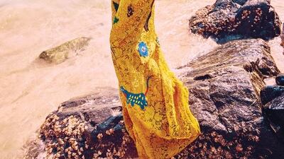 HEIGHT OF ENVY: Dress, Dh69,700, Gucci; Earrings, Dh435, Aish at s*uce; Rings, from Dh400, Monica Vinader at Boutique 1