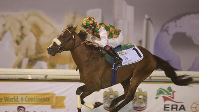 Areem was passed over by jockey Wayne Smith for the Group 3 race, but he ran out an easy winner in Abu Dhabi. Ravindranath K / The National
