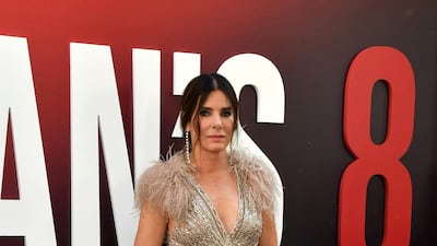 2018: Sandra Bullock wears Elie Saab to the premiere of 'Ocean's 8' in New York on June 5, 2018. AFP