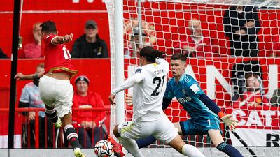 Manchester United's midfielder Bruno Fernandes was the star of the show at Old Trafford.