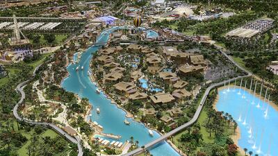 The Lapita Hotel project at Dubai Parks and Resorts office, whose operator DXB Entertainments narrowed losses and grew visitor numbers in Q3 2018. Satish Kumar / The National