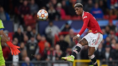 Marcus Rashford 6 - Back after a long injury. Pulled a shot wide after three minutes – but he was just offside. Lots of running in a deeply frustrating first half. Smashed a shot against the crossbar on 45. Held on to ball too much, but then swept United’s first goal in to get his side back in the game. A threat. AP