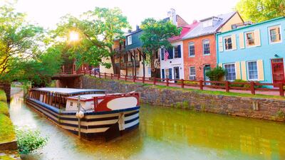 The scenic towpath of the Chesapeake and Ohio Canal, which runs through Georgetown, makes for a wonderful walk. Natureworld