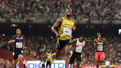 Usain Bolt at the 2015 Athletics World Championships. Olivier Morin / AFP