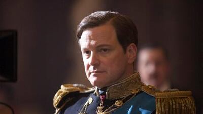 Colin Firth in The King's Speech.