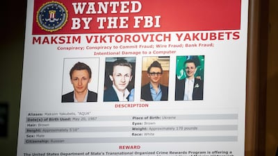 Maksim Yakubets drives a Lamborghini around with the personalised numberplate 'Thief'. AFP