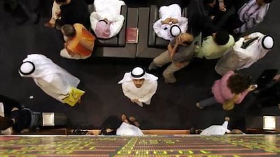 Dana Gas lost 18 per cent from the value of its shares from last October to mid-November after the company was unable to repay the principal of its Islamic bond. Tamara Abdul Hadi / Reuters