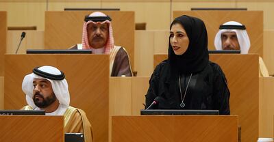 FNC member Azza bin Suleiman. Ravindranath K / The National ID