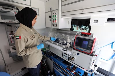 Data will play an increasingly vital role in health care in Abu Dhabi. Chris Whiteoak / The National