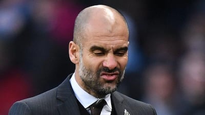 Manchester City manager Pep Guardiola. Anthony Devlin / Reuters
