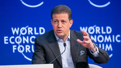Majid Jafar, of Crescent Petroleum, is a key player in the WEF’s business council for Mena. Benedikt von Loebell / World Economic Forum