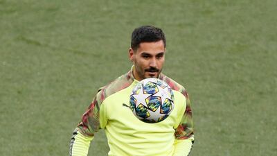 Manchester City midfielder Ilkay Gundogan. Reuters