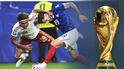 Spain forward Lamine Yamal is challenged by France defender Theo Hernandez in Arlington. AFP