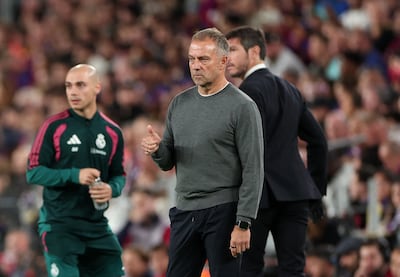 Barcelona coach Hansi Flick. Reuters