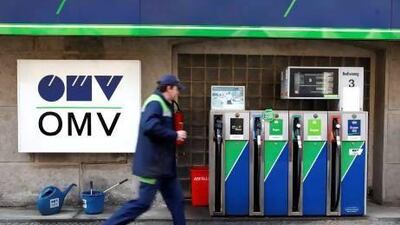 A OMV filling station in Vienna. The company said it would proceed with its goal of shedding €1 billion worth of refining and chemicals assets by next year. Herwig Prammer / Reuters