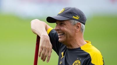 Dortmud manager Lucien Favre. Getty