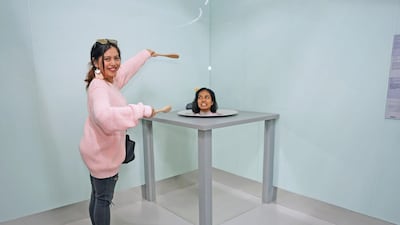 In one of the rooms you can serve your friend's head on a platter.