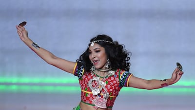 Miss Nepal Anushka Shrestha performs during the Miss World 2019 final. EPA