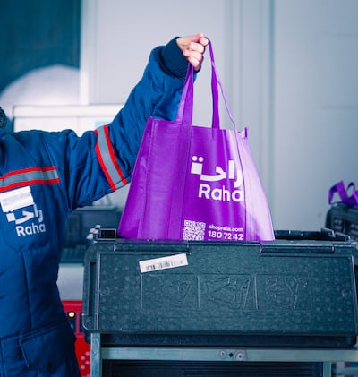 Raha manages the e-grocery chain from procurement to last mile delivery through automation. Photo: Raha