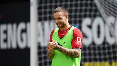 Former One Direction star Liam Payne during a Soccer Aid 2022 training session at Champneys Tring. Getty
