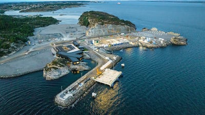 Norway's Northern Lights project will see CO2 shipped to a terminal in liquid form before being injected into undersea rocks. Photo: Jonny Engelsvoll/Equinor