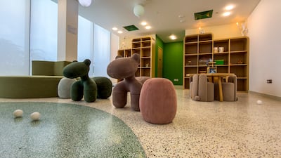 The children's play area