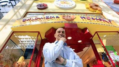 Paul Marks is the general manager for the Arabian Gulf at Build-A-Bear Workshop in Dubai. Satish Kumar / The National