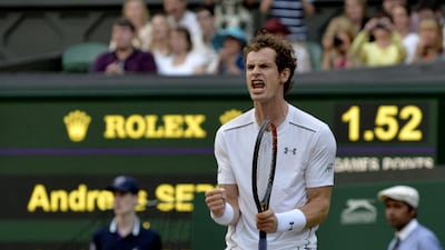 Andy Murray dropped a set on his way to victory over Andreas Seppi on Saturday. Gerry Penny / AFP