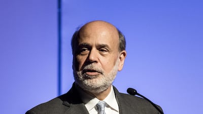 Former Federal Reserve chairman Ben Bernanke has said the institution faced challenging times following Trump's tax reprieve and stimulus package at a time of low unemployment in the US. AFP PHOTO / Philippe Lopez