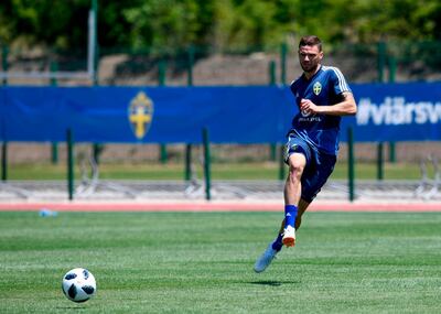 Sweden's forward Marcus Berg has been responsible for Al Ain's success in the 2017/18 season. Jonathan Nackstrand / AFP