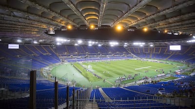File photo of Stadio Olimpico. Italy has been ravaged by the coronavirus pandemic. EPA