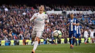 Cristiano Ronaldo's goals sandwiched a strike from Gareth Bale and set Real Madrid on course for a fifth straight win in all competitions. Denis Doyle / Getty Images
