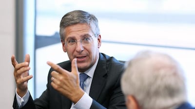 Robert Moritz, the PwC international chairman, is confident of ADGM’s prospects as a financial centre. Delores Johnson / The National