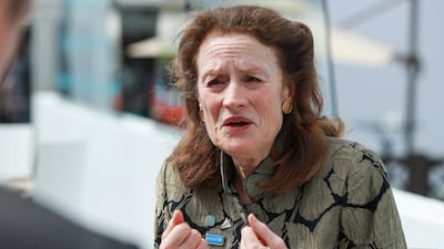 Henrietta Fore, CEO of the United Nations Children's Fund, opened up about her experiences in an interview at the World Government Summit. Victor Besa / The National.