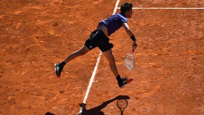 Thiem is bidding to win his first grand slam at the French Open in June. AFP