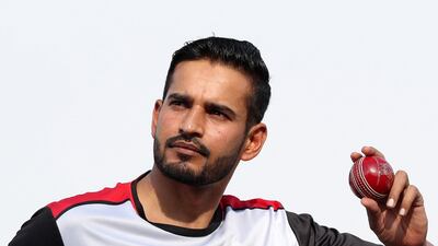 Mohammed Ayaz made his debut for UAE in February, three years after suffering an injury when it first looked as though he'd get in the team. Now the coronavirus has stopped his second crack and cementing a place in the team. Chris Whiteoak / The National