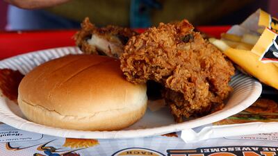 Whether the biomarkers become useful indicators or not, researchers say that avoiding high-fat food, eating well and exercising are key to staying healthy. Ravindranath K / The National