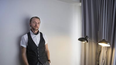 Simon Pegg. The Canadian Press / AP Photo