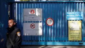 Israeli police 'forcibly entered' the compound and seized computer equipment and other items. Reuters