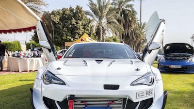 A Nissan GT-R owned by Ibrahim Mohammad Saif. Leslie Pableo for The National