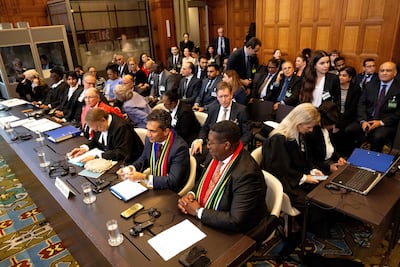 South Africa brought the case against Israel under a precedent that any state can act to prevent genocide. AFP