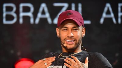 Neymar will not be back playing at least until the second half of May, when he is scheduled to have his final medical exam following foot surgery. Nelson Almeida / AFP