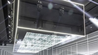 The pavilion has a maximum height of 21 metres and a total floor space of 2,500 square metres.