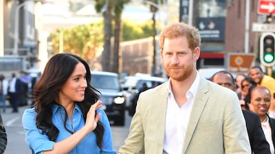 Meghan, Duchess of Sussex and Prince Harry visit District 6 Museum on September 23, 2019 in Cape Town, South Africa. Getty Images