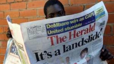 Like most of Zimbabwe's newspapers, The Herald is state-owned.