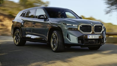 The BMW XM is available from Dh750,000. Photo: BMW