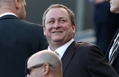 Newcastle United's former owner Mike Ashley. PA