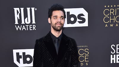 David Alvarez arrives in an all-black suit. AFP