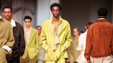 Zegna brought its spring/summer runway show to Dubai Opera in June 2025. Chris Whiteoak / The National